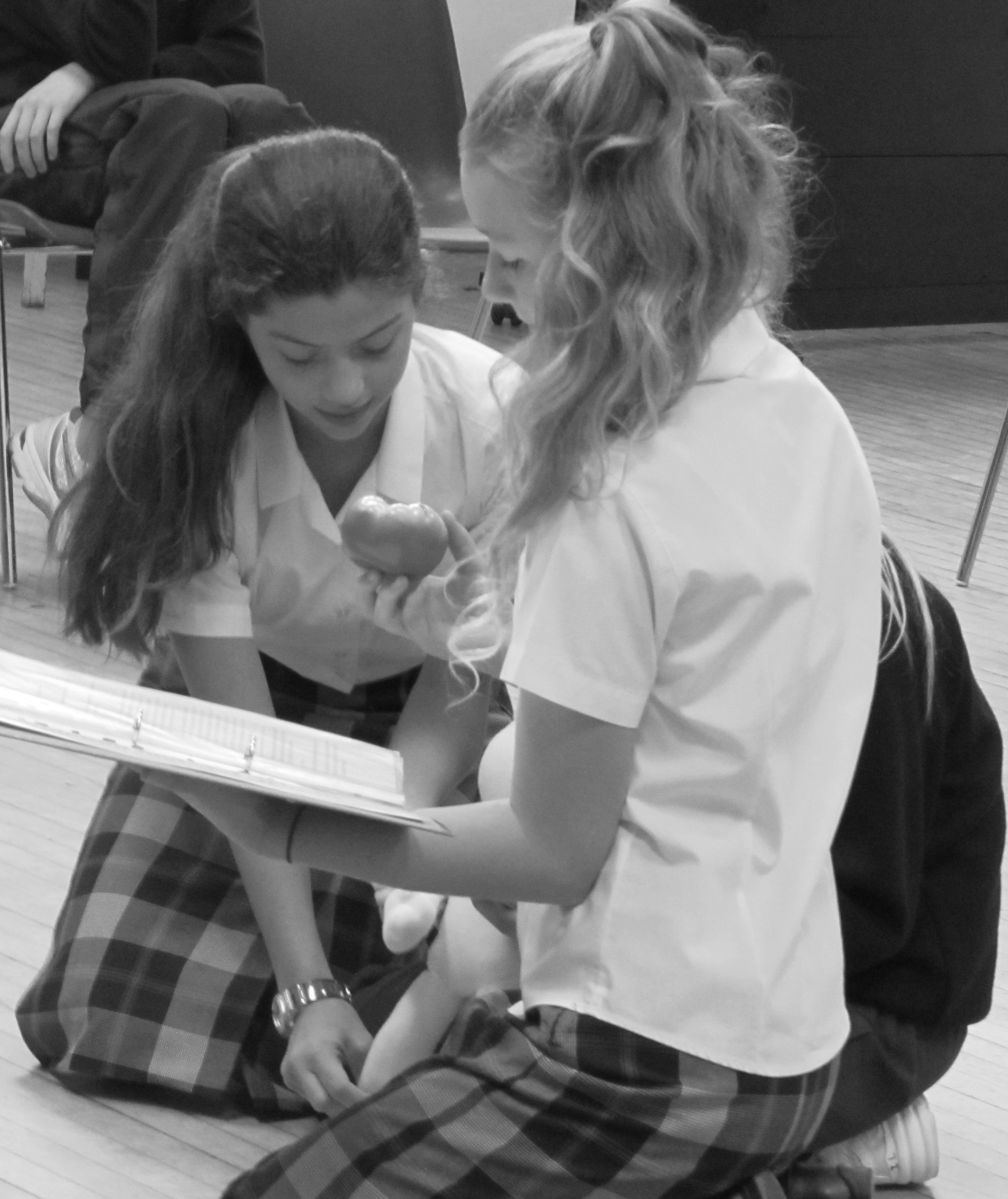 'Alice' Rehearsals, October 2015 (Photograph by Hugh Abraham)